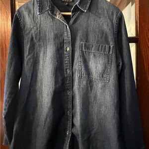 Banana Republic Denim Blue Women's Shirt